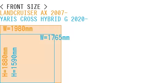#LANDCRUISER AX 2007- + YARIS CROSS HYBRID G 2020-